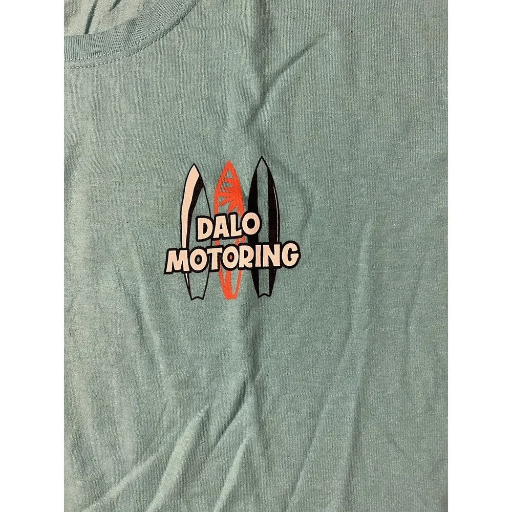 DALO Motoring Motors STL St Louis Turquoise Blue‎ T-Shirt - 2XL